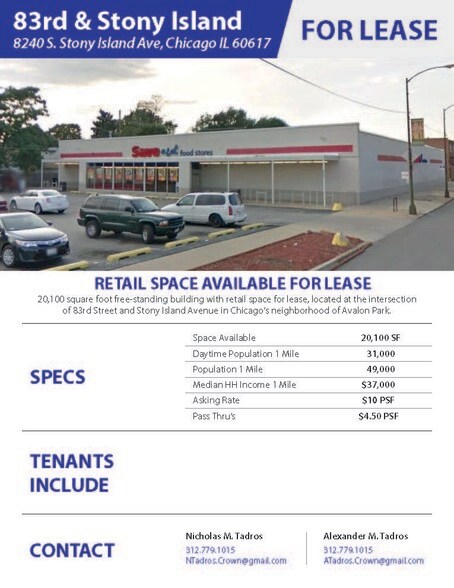 More Photos Of 8240 S Stony Island Ave, Chicago Storefront For Lease