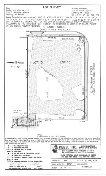 More Photos Of 709 Larch St, Lansing Land For Sale