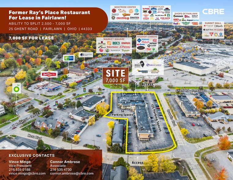 Primary Photo Of 25 Ghent Rd, Fairlawn Restaurant For Lease