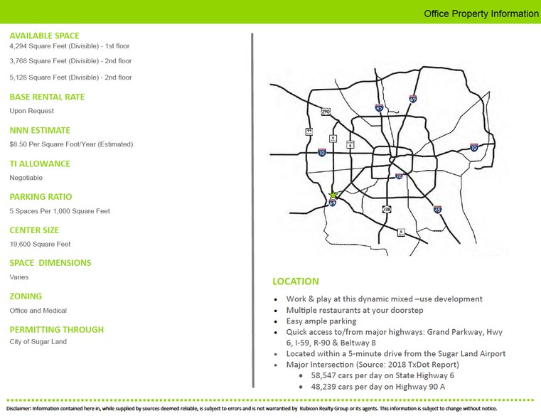 More Photos Of 300 Promenade Way, Sugar Land Medical For Lease