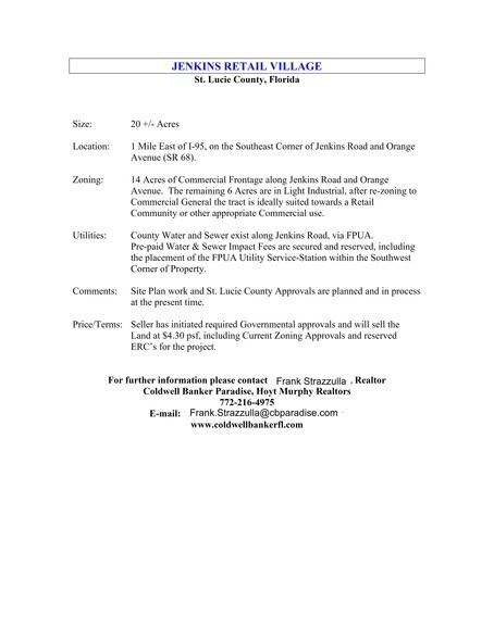 More Photos Of 5501 Orange Ave, Fort Pierce Light Distribution For Sale