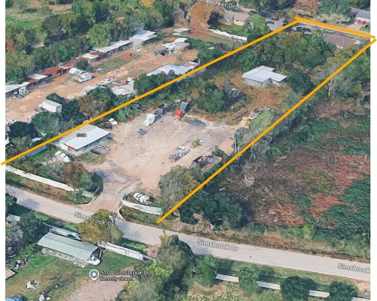 Primary Photo Of 5104 Simsbrook Dr, Houston Land For Sale
