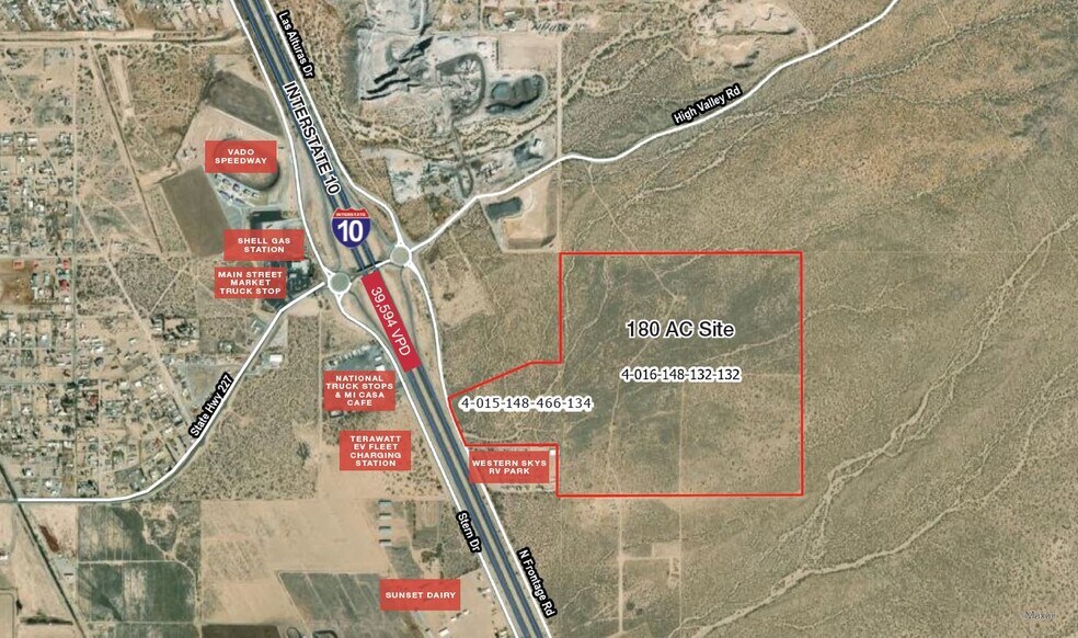 More Photos Of SEC I-10 & High Valley Rd, Vado Land For Sale
