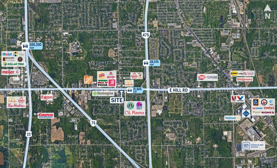 More Photos Of 1020 E Hill Rd, Grand Blanc Freestanding For Lease