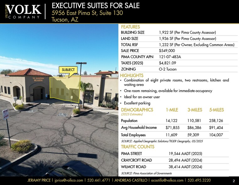 More Photos Of 5956 E Pima St, Tucson Medical For Sale