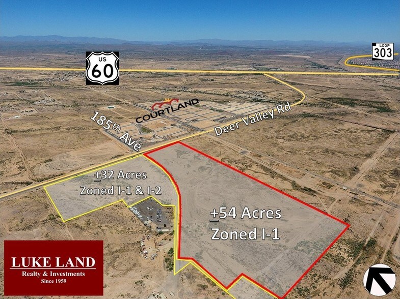 More Photos Of SEC 185th Ave and Deer Valley Rd, Surprise Land For Sale