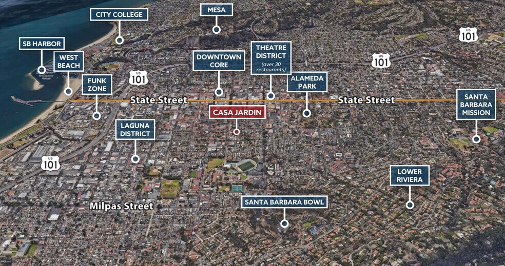 More Photos Of 1018 Garden St, Santa Barbara Hotel For Sale