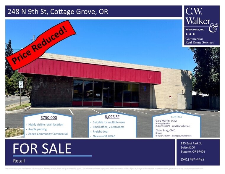 Primary Photo Of 248 N 9th St, Cottage Grove Freestanding For Sale