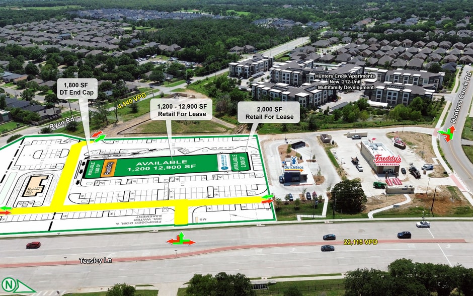 More Photos Of 3912 Teasley Ln, Denton Storefront For Lease