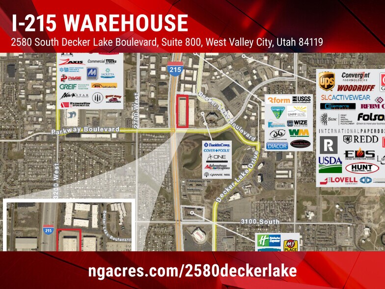 More Photos Of 2580-2620 S Decker Lake Blvd, Salt Lake City Distribution For Lease