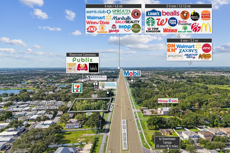 More Photos Of 11218 US 301, Riverview Land For Sale