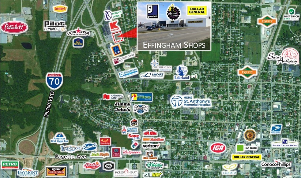 More Photos Of 1002-1004 N Keller Dr, Effingham Storefront For Lease