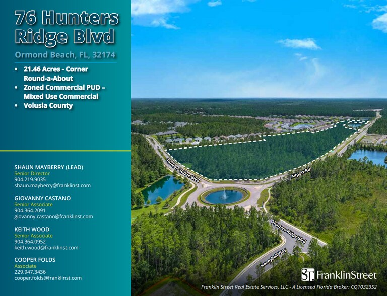 Primary Photo Of 76 Hunters Ridge blvd, Ormond Beach Land For Sale