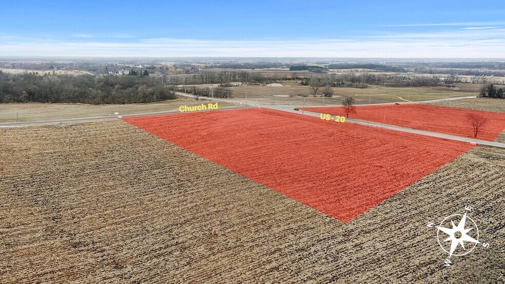 More Photos Of Church Rd & US 20 Hwy, Marengo Land For Sale