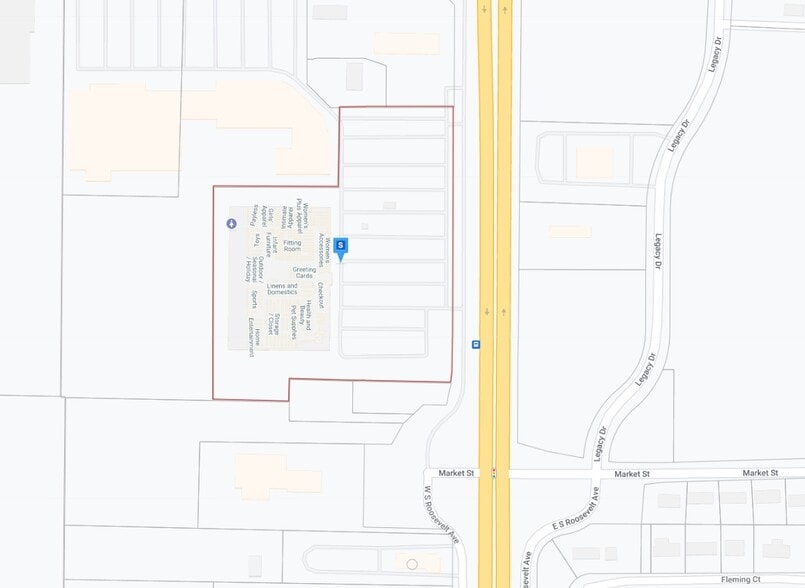 More Photos Of 313 N Roosevelt Ave, Burlington General Retail For Lease