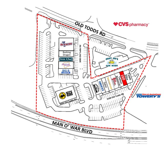 More Photos Of 3090-3100 Old Todds Rd, Lexington Freestanding For Lease