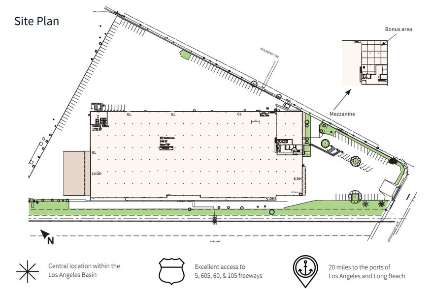 More Photos Of 12910 Mulberry Dr, Whittier Distribution For Lease