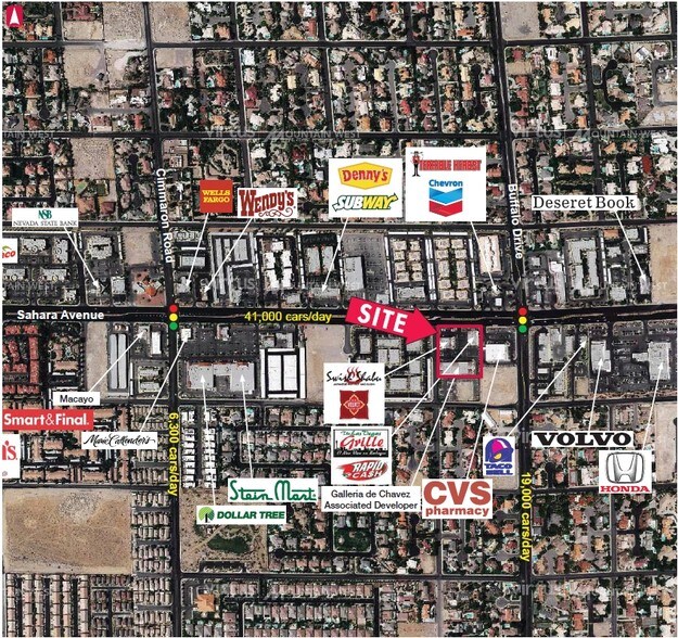 More Photos Of 7865-7885 W Sahara Ave, Las Vegas Freestanding For Lease