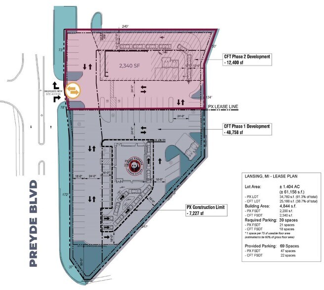More Photos Of 2750 Preyde Blvd, Lansing Land For Lease