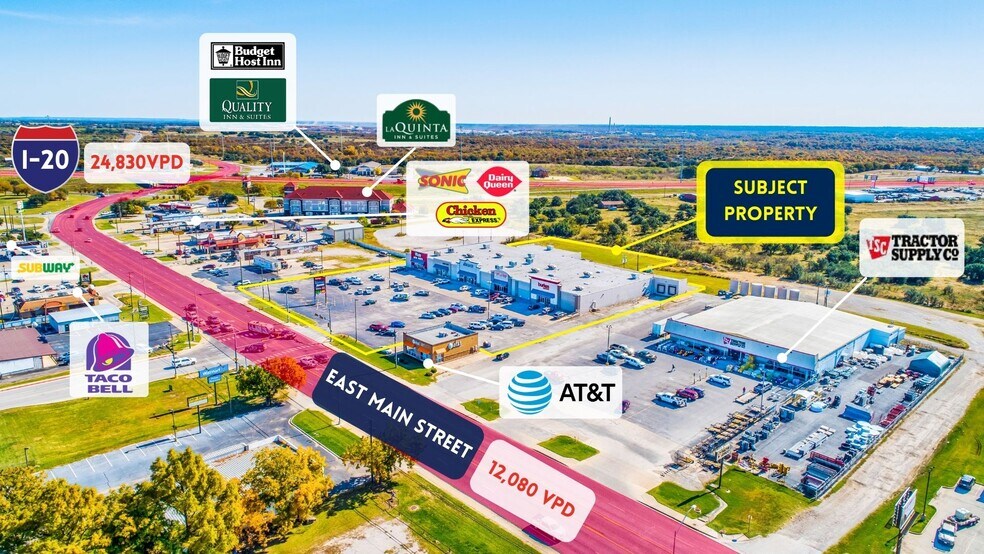 More Photos Of 1405 E Main St, Eastland Storefront For Lease