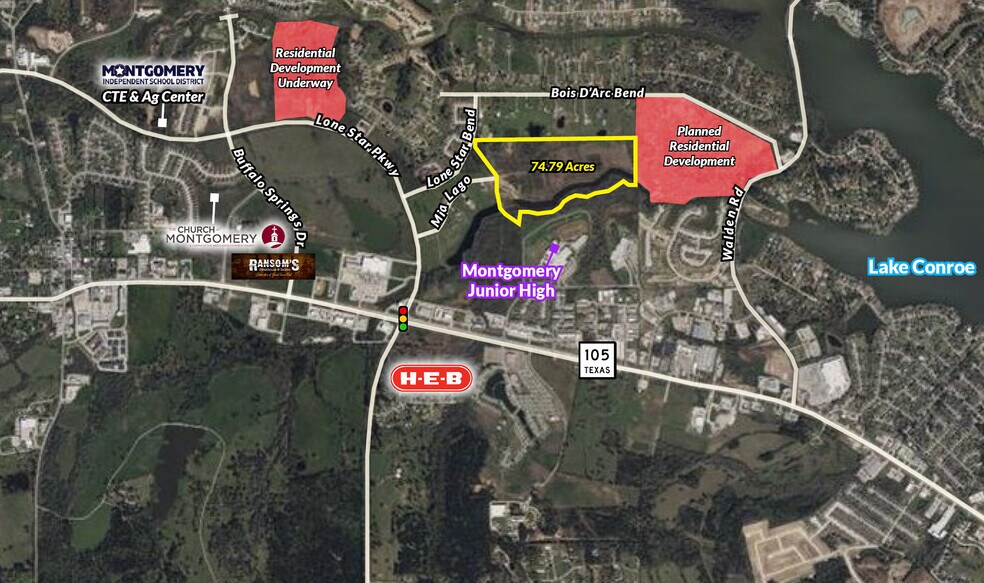 Primary Photo Of LONE STAR Bnd, Montgomery Land For Sale