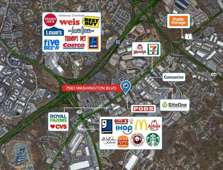 More Photos Of 7561 Washington Blvd, Elkridge General Retail For Sale