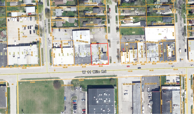 Primary Photo Of 3708 11 Mile Rd, Berkley Warehouse For Sale