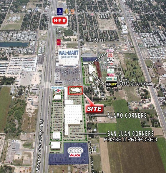 More Photos Of 105 N Cesar Chavez Rd, San Juan Freestanding For Lease