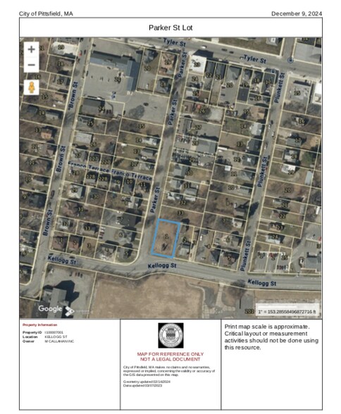 More Photos Of Parker St @ Kellogg St, Pittsfield Land For Sale