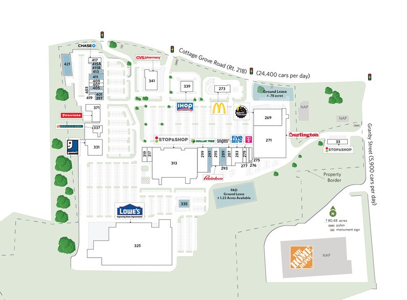 More Photos Of 271-421 Cottage Grove Rd, Bloomfield Unknown For Lease