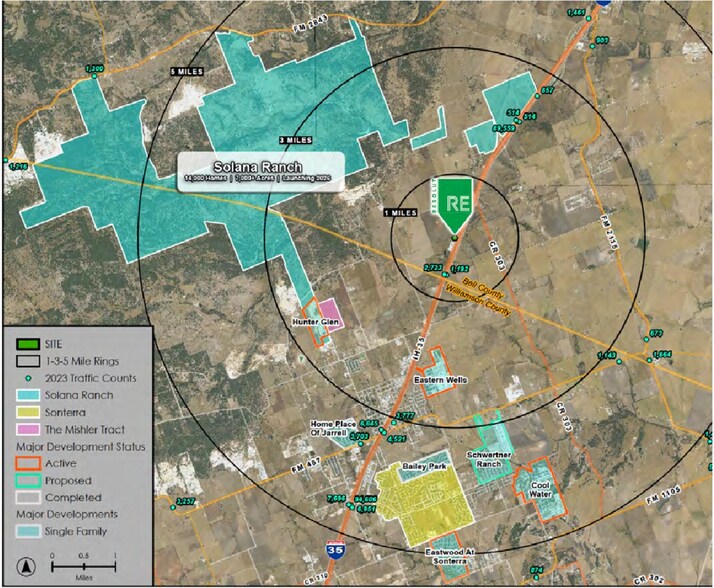 More Photos Of 22612 S IH 35 Service Rd, Jarrell General Retail For Lease
