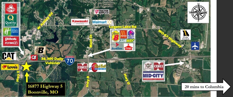 More Photos Of I-70 & Highway 5, Boonville Land For Sale