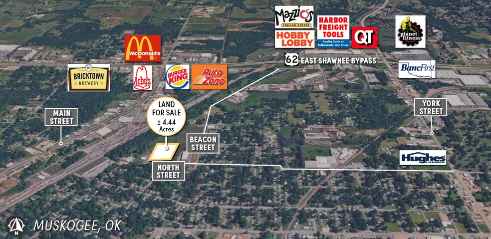 More Photos Of North St. & Beacon St., Muskogee Land For Sale