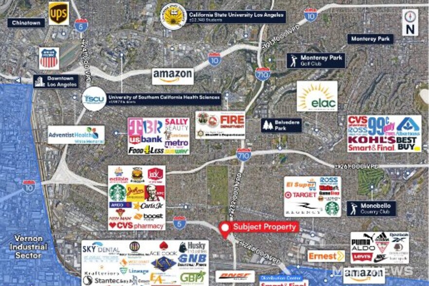 More Photos Of 4450-4452 Union Pacific Ave, Commerce Warehouse For Sale