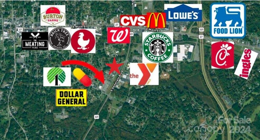 More Photos Of 604 Clark Dr, Lincolnton General Retail For Sale