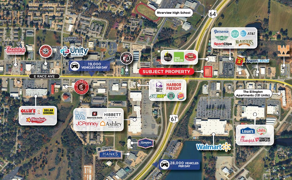 More Photos Of 3504 E Race Ave, Searcy Freestanding For Lease