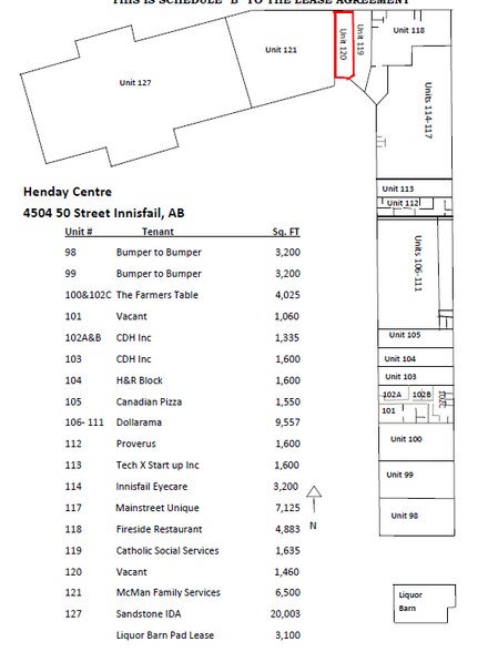 More Photos Of 4804 50 St, Innisfail Storefront Retail Office For Lease
