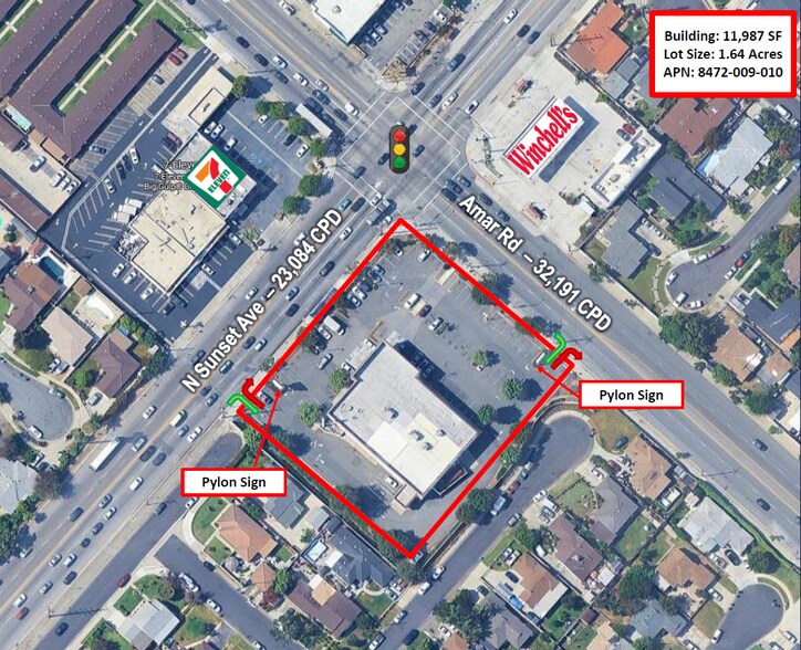 More Photos Of 858 N Sunset Ave, La Puente Drugstore For Lease