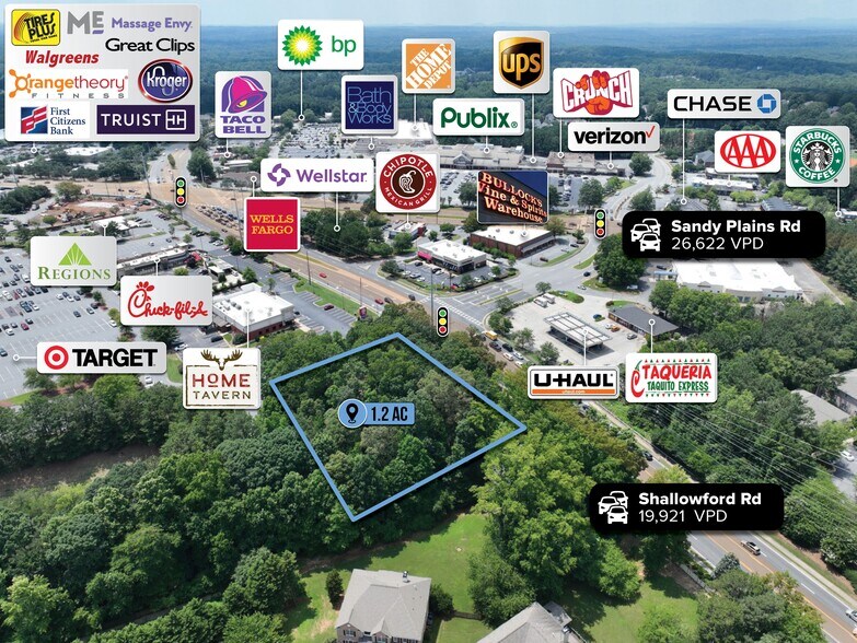 More Photos Of adj. to 3052 Shallowford Rd, Marietta Land For Sale