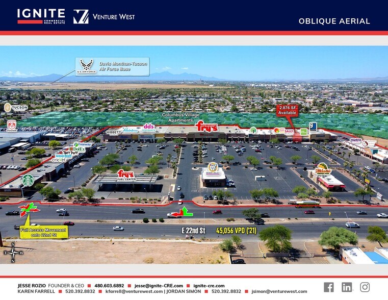 More Photos Of 4052-4186 E 22nd St, Tucson Unknown For Lease