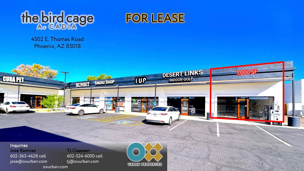 More Photos Of 4502-4528 E Thomas Rd, Phoenix Unknown For Lease