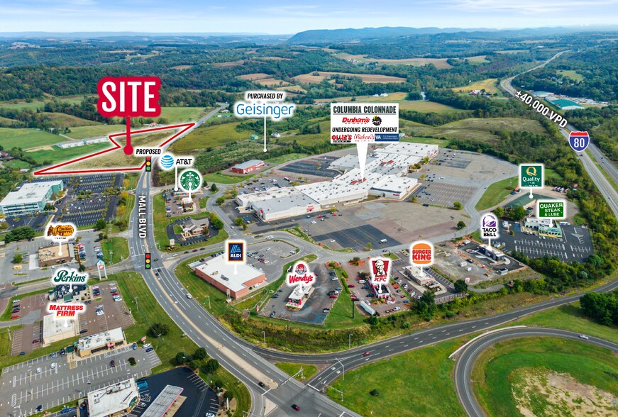 Primary Photo Of Schoolhouse Rd & Mall blvd, Bloomsburg Land For Lease