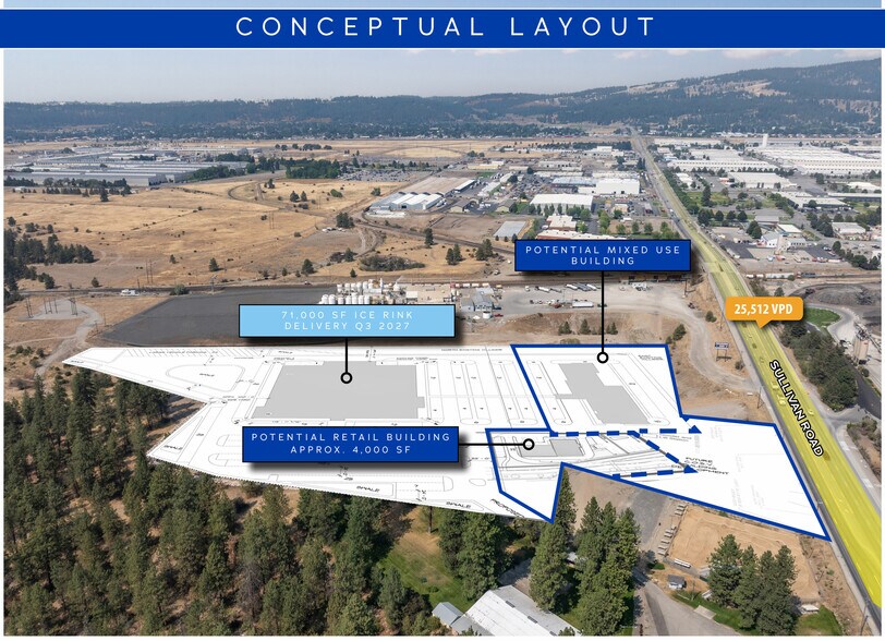 More Photos Of 2100 N Sullivan Rd, Spokane Valley Land For Lease