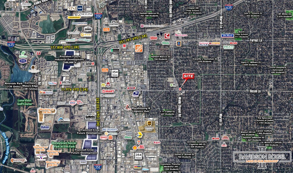 More Photos Of Dallas - 3201 Royal Ln., Dallas Land For Sale