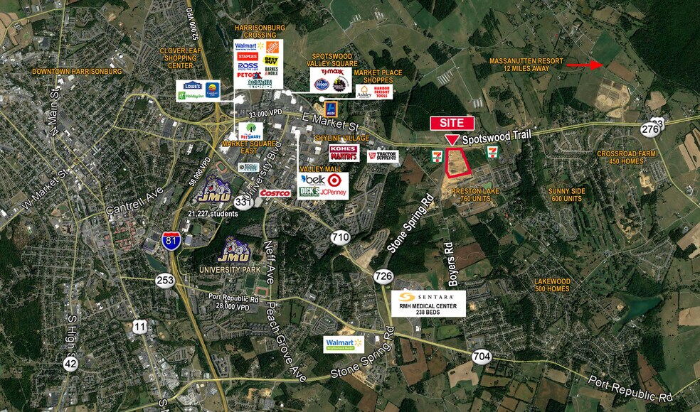 More Photos Of Spotswood Trail & Stone Spring Road, Harrisonburg Supermarket For Lease