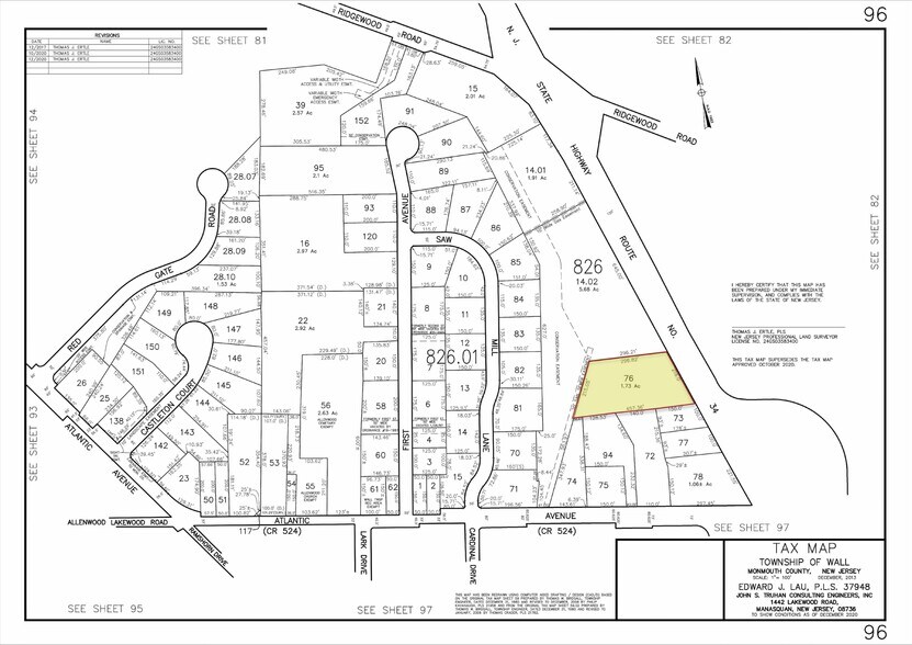 More Photos Of 2161 NJ-34 Hwy, Wall Township Land For Sale