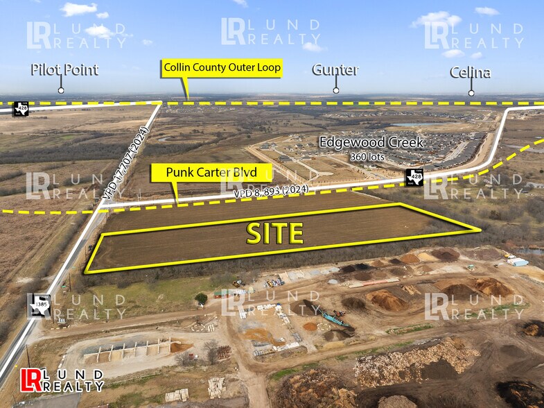 Primary Photo Of 9.485 Ac Corner FM-1385 & FM-428, Celina Land For Sale