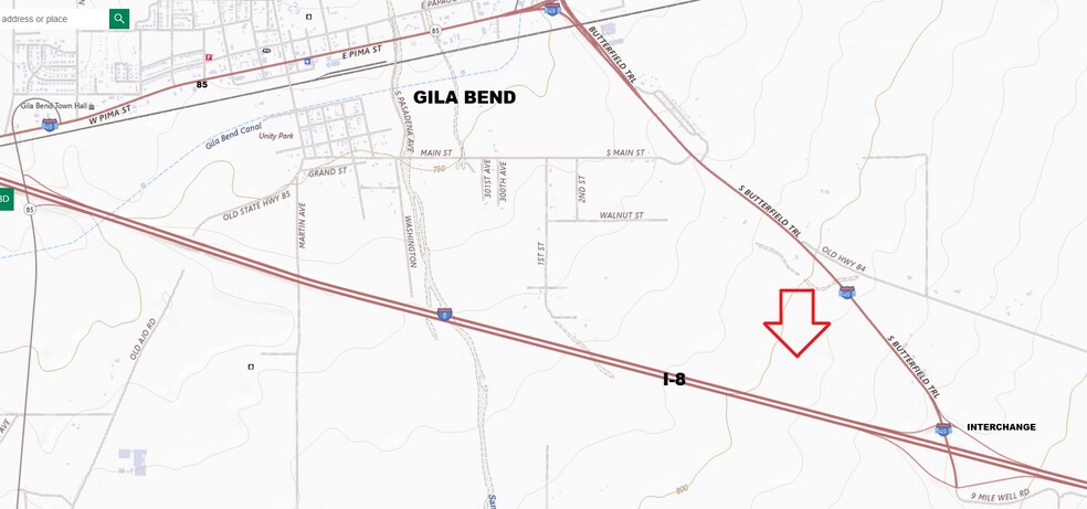 More Photos Of Butterfield Tr at I-8 Interchange, Gila Bend Land For Sale