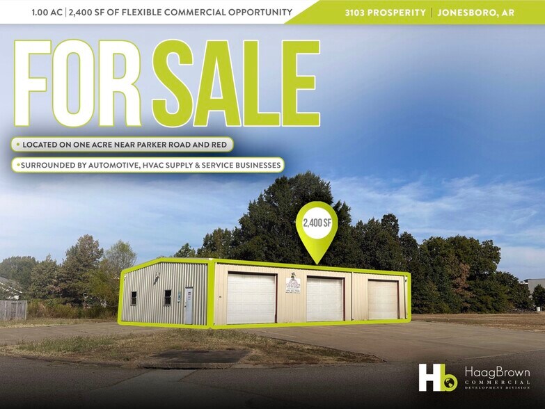 Primary Photo Of 3103 Prosperity Dr, Jonesboro Warehouse For Sale