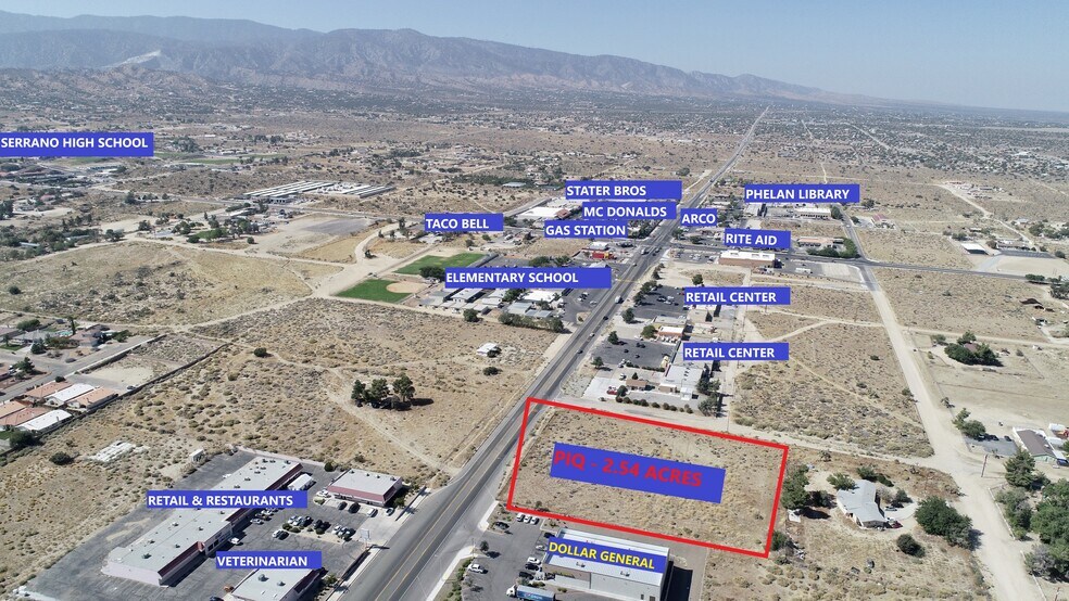 Primary Photo Of 4340 Phelan Rd A-D, Phelan Land For Sale